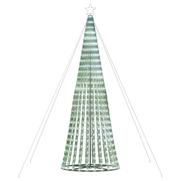 vidaXL LED Juletre 1028 LEDer Kald Hvit 403 cm