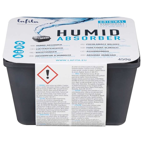 vidaXL Lafita Fuktdempere med refillposer 4 stk 450 g