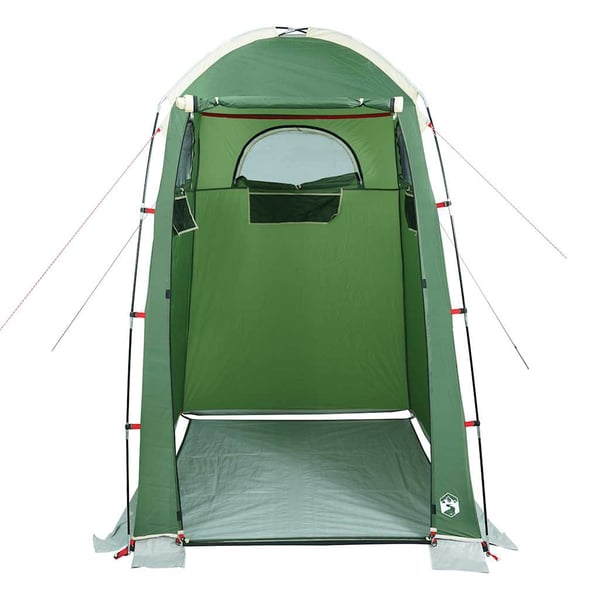 vidaXL Duschtält grön vattentät