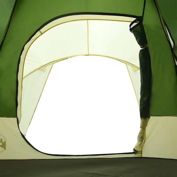 vidaXL Kuppeltelt for camping 6 personer grønn vanntett