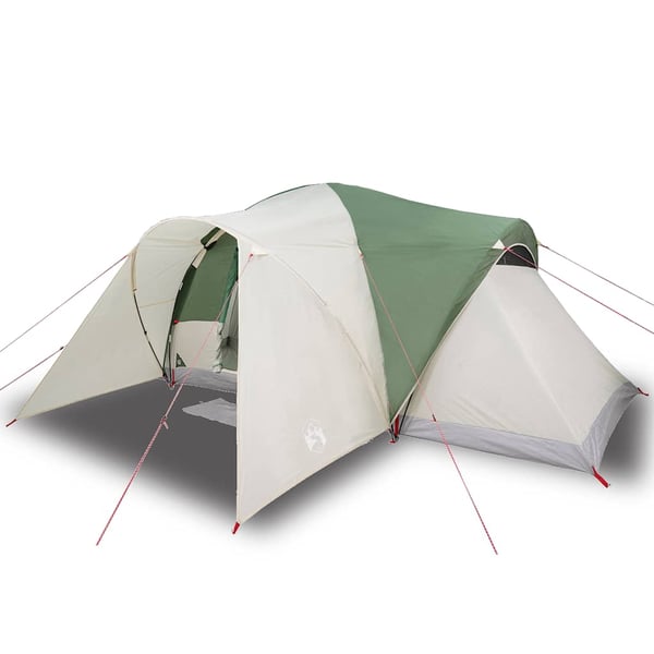 vidaXL Kuppeltelt for camping 6 personer grønn vanntett