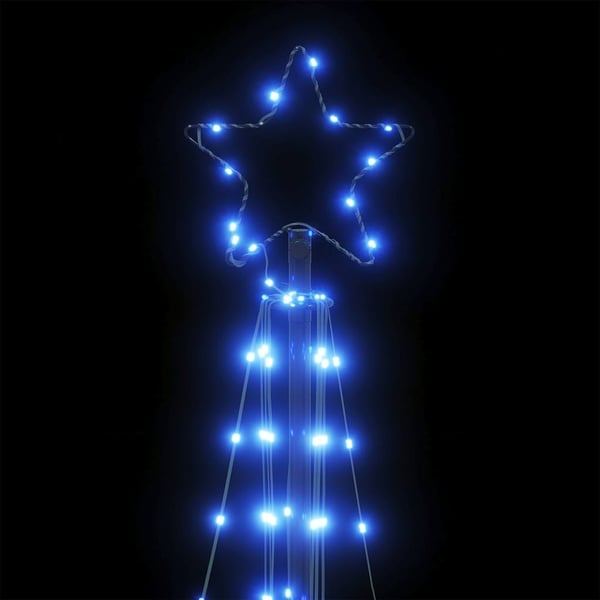 vidaXL LED Juletre 363 LEDs Blå 182 cm