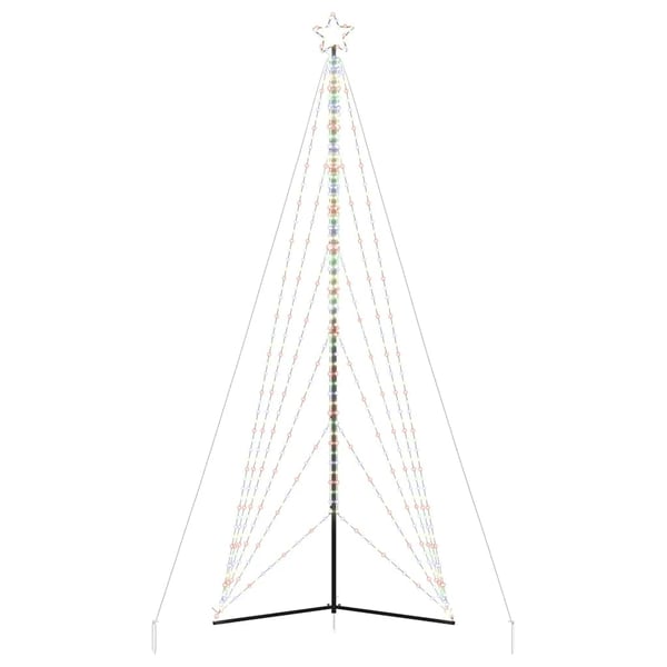 vidaXL LED Juletre 861 LED Fargerike 478 cm