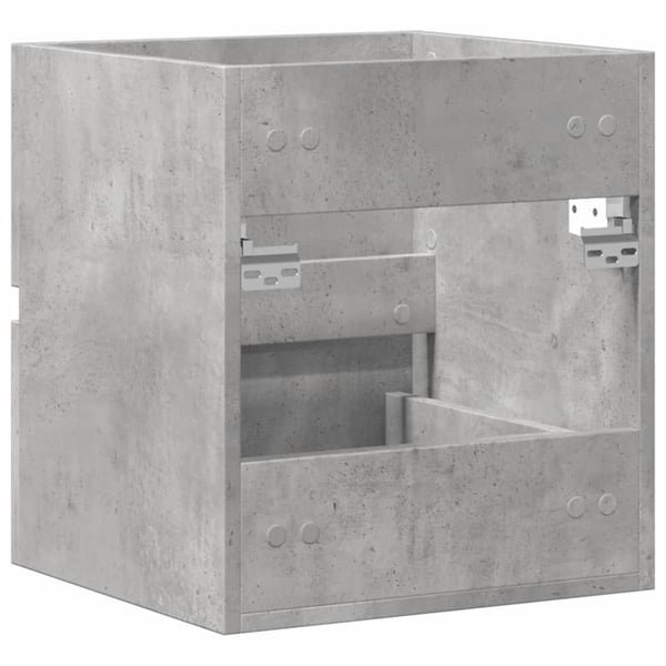 vidaXL Servantskap betonggrå 41x38,5x45 cm konstruert tre