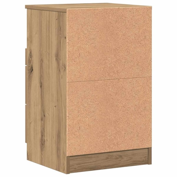 vidaXL Nattbord artisan eik 40x36x65 cm konstruert tre