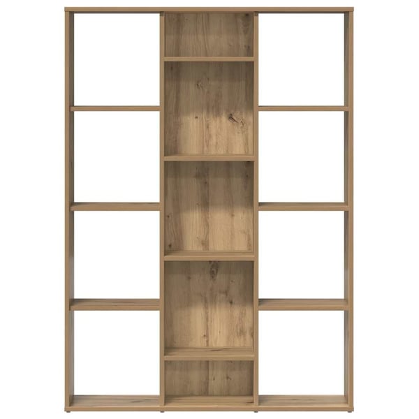 vidaXL Bokhylle/Romdeler artisan eik 100x24x140 cm konstruert tre