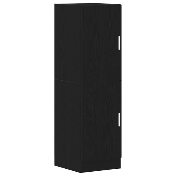 vidaXL Kjøkkenskap svart 38x41,5x131,5 cm konstruert tre