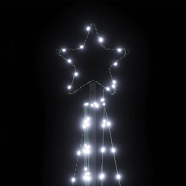 vidaXL LED Juletre 339 LEDs Kald Hvit 182 cm