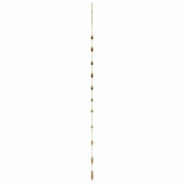 vidaXL Hengende juletre med toppstjerne 74x150 cm naturlig gren