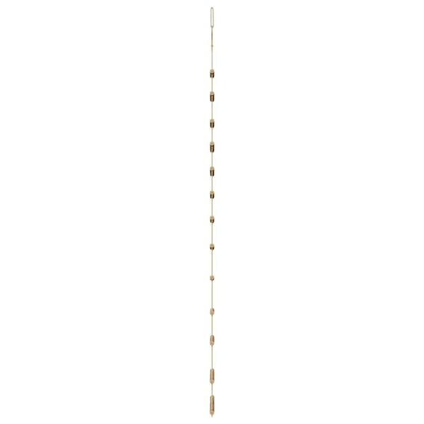 vidaXL Hengende juletre med toppstjerne 86x180 cm naturlig gren
