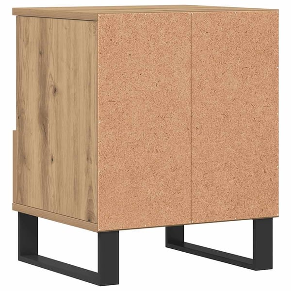 vidaXL Nattbord artisan eik 40x35x50 cm konstruert tre