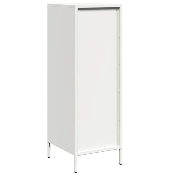 vidaXL Highboard hvit 39x35x103,5 cm stål