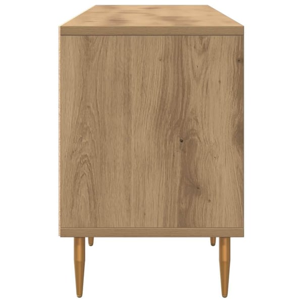 vidaXL TV-benk artisan eik 150x30x44,5 cm konstruert tre
