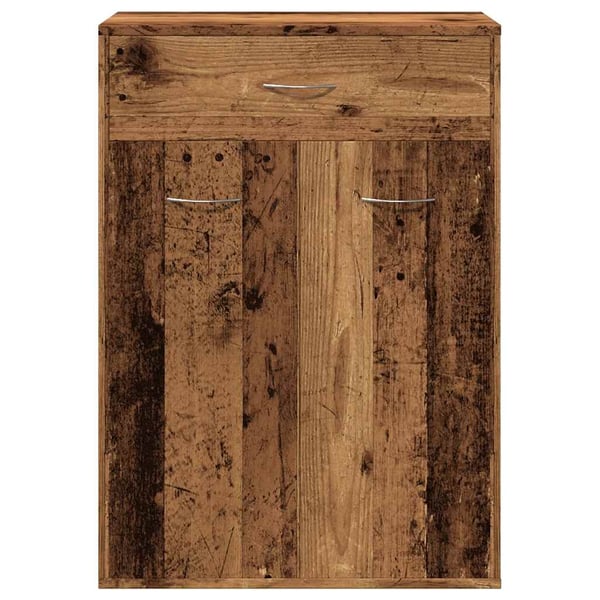 vidaXL Skoskap gammelt tre 60x35x84 cm konstruert tre