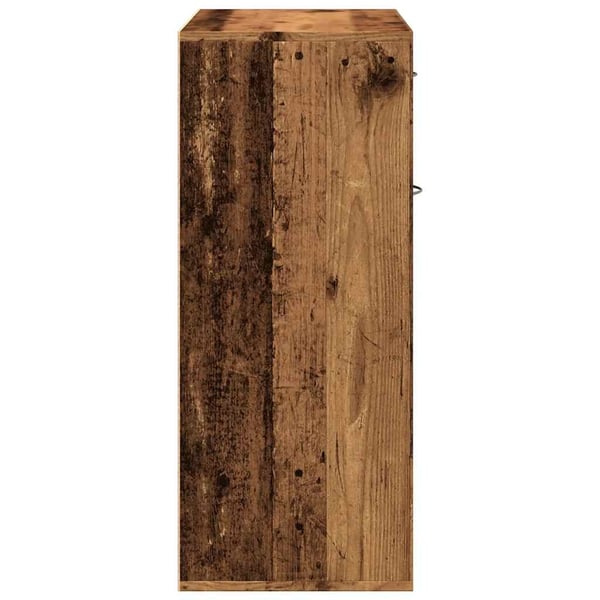 vidaXL Skoskap gammelt tre 60x35x84 cm konstruert tre