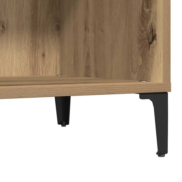 vidaXL vinylskab 84,5x38x89 cm konstrueret træ kunsteg