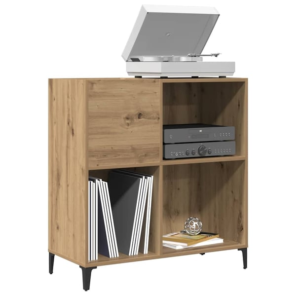 vidaXL vinylskab 84,5x38x89 cm konstrueret træ kunsteg
