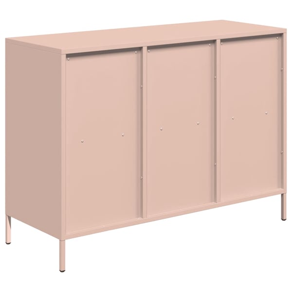 vidaXL senkki Pinkki 101,5x39x73,5 cm Kylmävalssattu teräs
