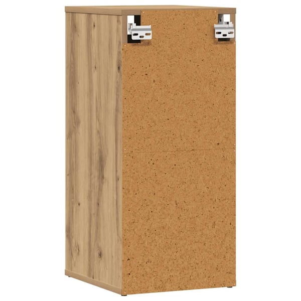 vidaXL Skoskap artisan eik 32x35x70 cm konstruert tre