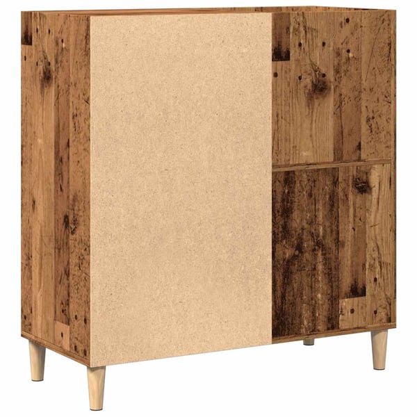 vidaXL Plateskap gammelt tre 84,5x38x89 cm konstruert tre