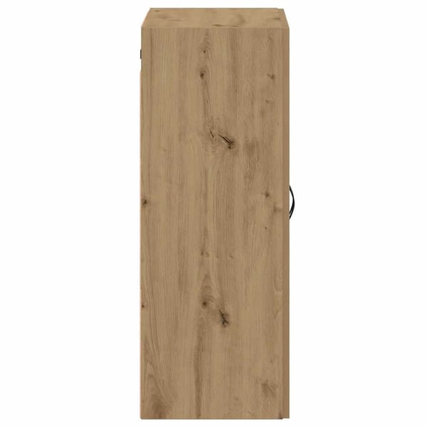 vidaXL Veggskap artisan eik 69,5x34x90 cm konstruert tre