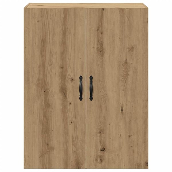 vidaXL Veggskap artisan eik 69,5x34x90 cm konstruert tre