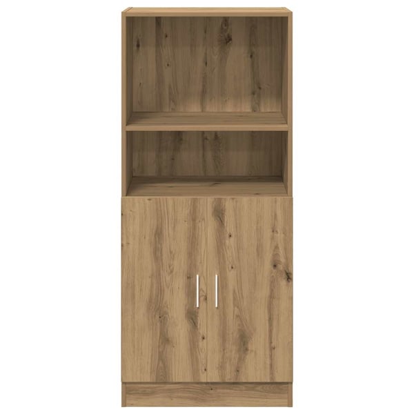 vidaXL Kjøkkenskap artisan eik 57x41,5x131,5 cm konstruert tre
