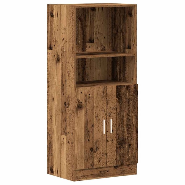 vidaXL Kjøkkenskap gammelt tre 57x41,5x131,5 cm konstruert tre