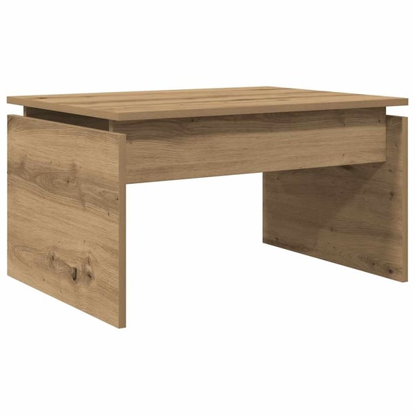 vidaXL sofabord 68x50x38 cm konstrueret træ kunsteg