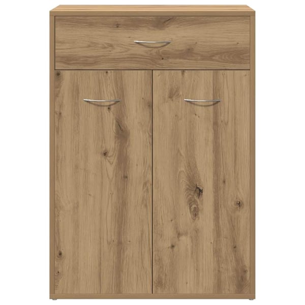 vidaXL Skoskap artisan eik 60x35x84 cm konstruert tre