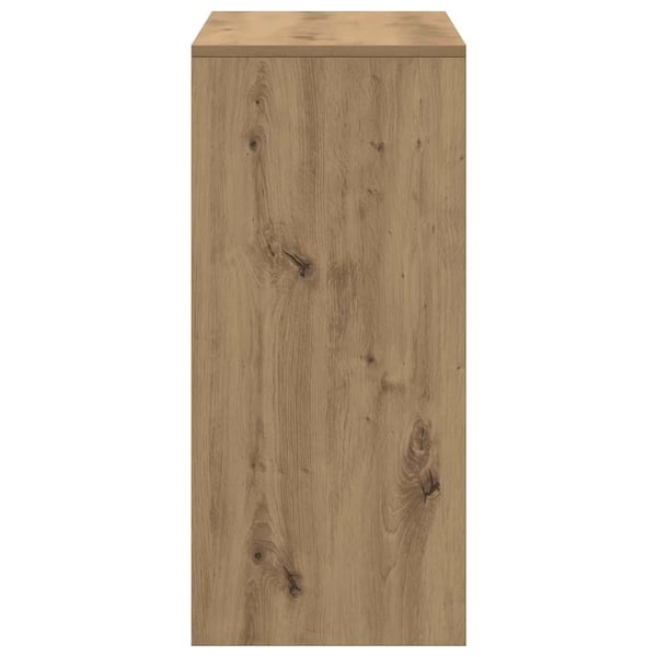 vidaXL Konsollbord artisan eik 100x35x76,5 cm konstruert tre