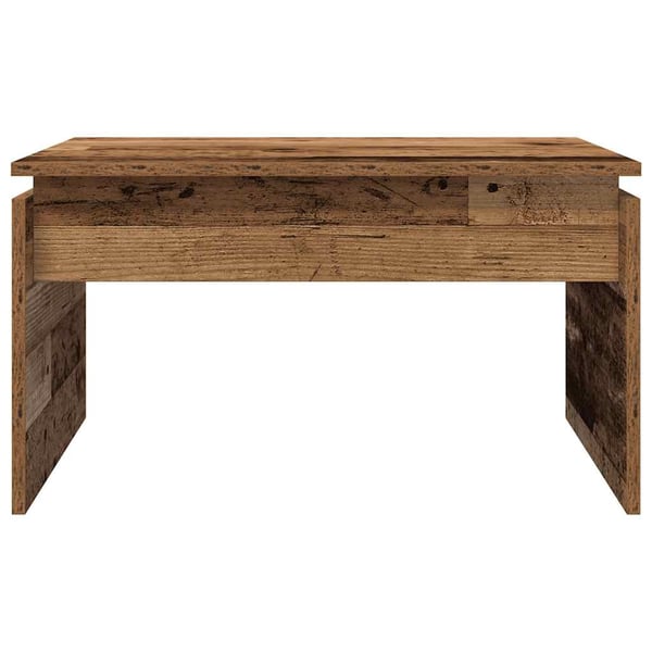 vidaXL Sohvapöytä vanhaa puuta 68x50x38 cm lastulevy