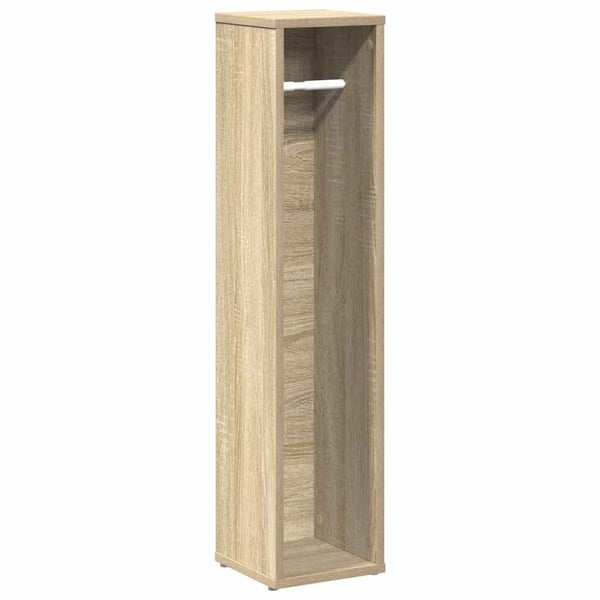 vidaXL Baderomsskap med rulleholder sonoma eik 20,5x20x90 cm