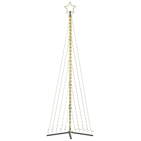 vidaXL LED juletre 495 LEDs Varm Hvit 300,5 cm