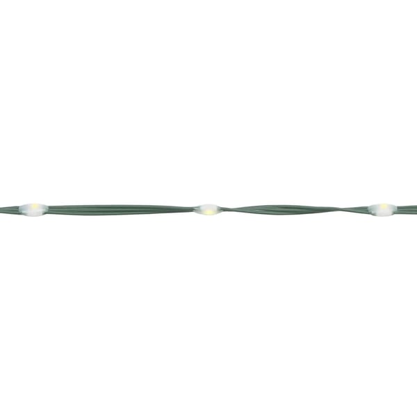 vidaXL LED Juletre 339 LEDs Kald Hvit 187 cm