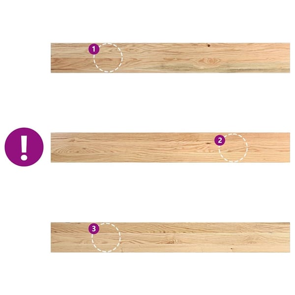 vidaXL Vinduskarmer 2 stk ubehandlet 120x15x2 cm heltre eik