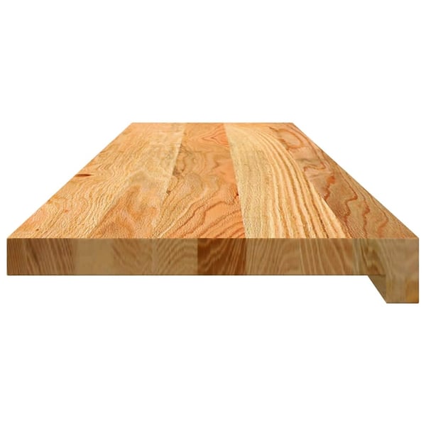 vidaXL Vinduskarmer 2 stk lysebrun 100x25x2 cm heltre eik