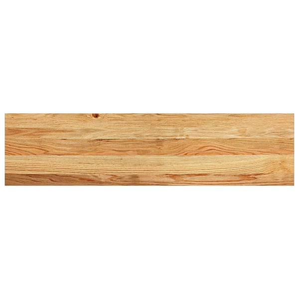 vidaXL Vinduskarmer 2 stk lysebrun 100x25x2 cm heltre eik
