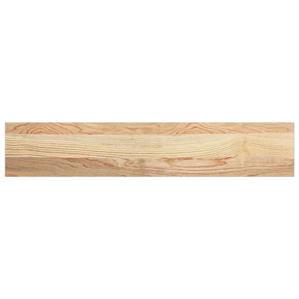 vidaXL Vinduskarmer 2 stk ubehandlet 80x15x2 cm heltre eik