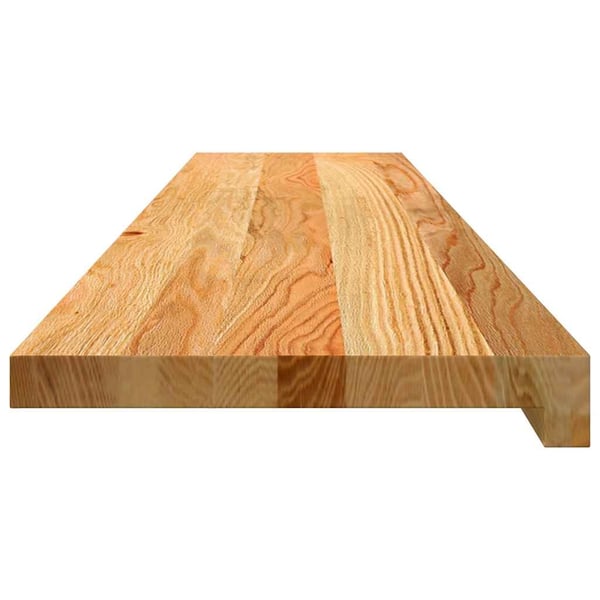 vidaXL Vinduskarmer 2 stk lysebrun 120x25x2 cm heltre eik