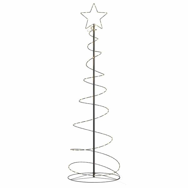 vidaXL LED Juletre 120 LEDs Varm Hvit 180 cm