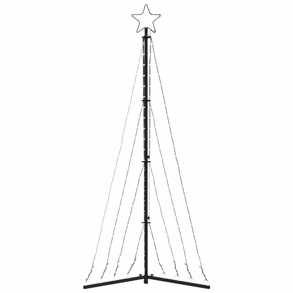 vidaXL LED Juletre 339 LEDs Varm Hvit 187 cm