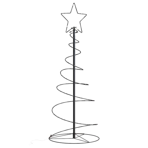 vidaXL LED Juletre 80 LEDs Varm Hvit 120 cm
