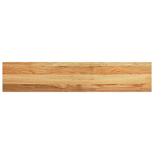 vidaXL Vinduskarmer 2 stk lysebrun 100x20x2 cm heltre eik