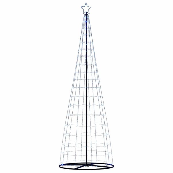 vidaXL LED-juletræ 550 LED'er 304 cm blåt lys