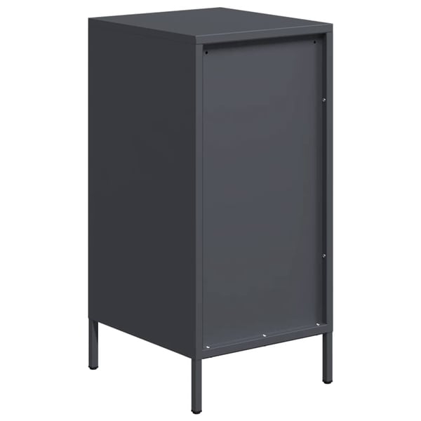 vidaXL Skjenk antrasitt 35x39x73,5 cm kaldvalset stål