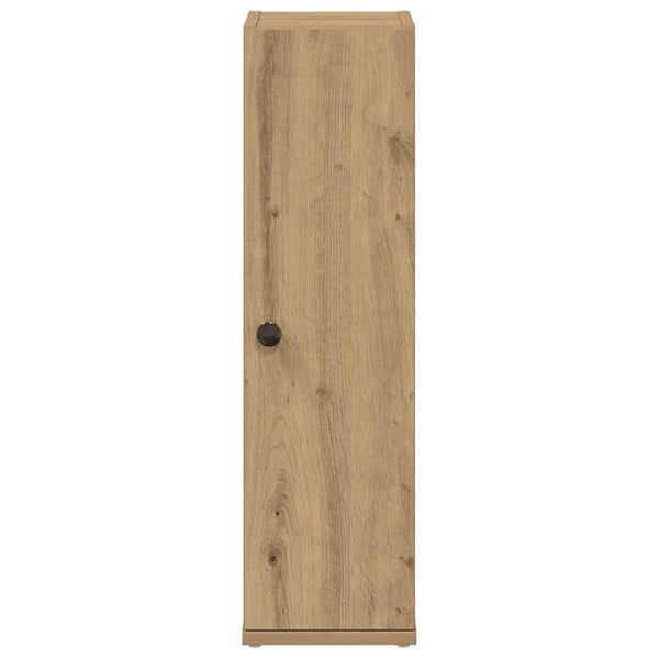 vidaXL Baderomsskap med rulleholder artisan eik 20,5x22x72 cm