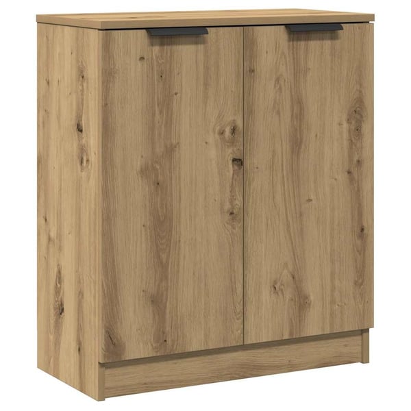 vidaXL Skjenker 3 stk brun eik 60x30x70 cm konstruert tre