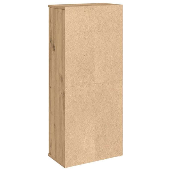 vidaXL Baderomsskap med rulleholder artisan eik 39x22x90 cm