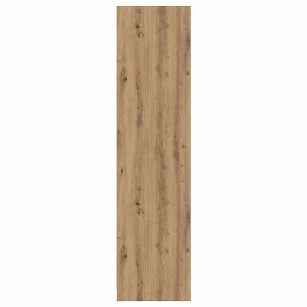 vidaXL Garderobe artisan eik 100x50x200 cm konstruert tre